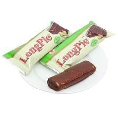 Bánh longpie Hải Hà kem marshmallow phủ socola hương cốm gói 216g
