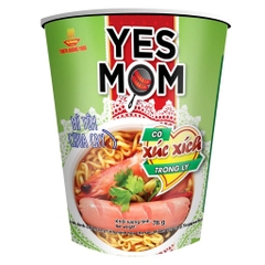 Mì Yes Mom tôm chua cay ly 76g
