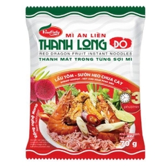 Mì Thanh long đỏ Sườn Heo - Lẩu Cua Đồng 70g