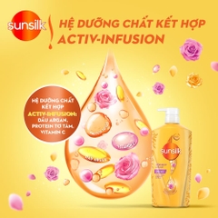 Dầu gội sunsilk 650G tặng xả 140g