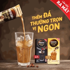 Hộp 5 gói nước cốt cà phê sữa NesCafé 75ml, cà phê đen NesCafé 75ml.