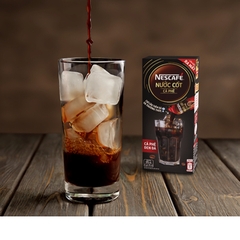 Hộp 5 gói nước cốt cà phê sữa NesCafé 75ml, cà phê đen NesCafé 75ml.
