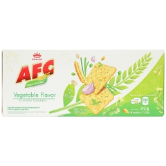 Bánh Cracker Vị Rau/Vị Lúa Mì AFC Dinh Dưỡng hộp 172g