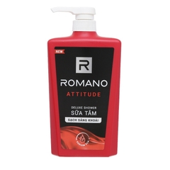 Sữa Tắm Hương Nước Hoa Romano Attitude Sạch Sảng Khoái 650g