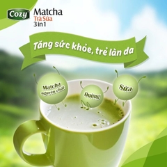 Trà sữa matcha Cozy 3 in 1 hộp 170g (10 gói x 17g)