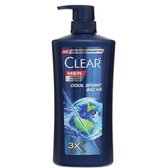 Dầu Gội Clear Cool Sport Bạc Hà 630g