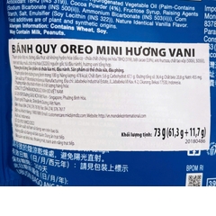 Bánh Quy Kem Socola Oreo Mini Gói 73g