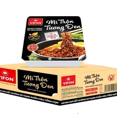 Mì Trộn Tương Đen Vifon Khay 90g (gói sốt tương đen 25g)