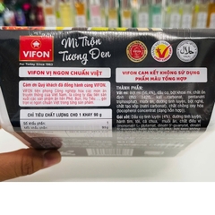 Mì Trộn Tương Đen Vifon Khay 90g (gói sốt tương đen 25g)
