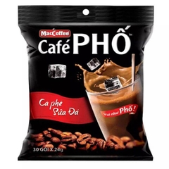 Cà Phê PHỐ - Cafe Sữa Đá ( 10 Gói X24G ) VÀ Đen Đá ( 10 Gói X16G )