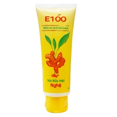 Sữa Rửa Mặt E100 Nghệ Sạch Mụn 100g