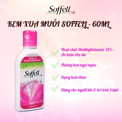 Kem Xua Muỗi Soffel Hương Hoa Giúp Chống Muỗi Suốt 10 giờ (60ml)