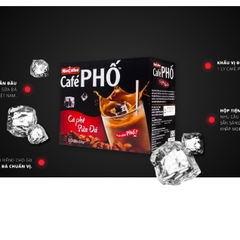 Cà Phê PHỐ - Cafe Sữa Đá ( 10 Gói X24G ) VÀ Đen Đá ( 10 Gói X16G )