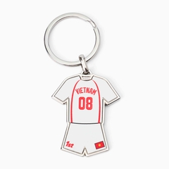 Metal Football Jersey Keychain – Vietnam 2008 Jersey