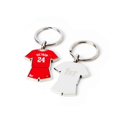 Metal Football Jersey Keychain – Vietnam 2024 Jersey