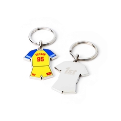 Metal Football Jersey Keychain – Vietnam 1995 Jersey