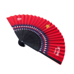 Vietnam Fabric Hand Fan - Vietnam 1995