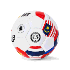 Mini Football Souvenir Size 1.5 – PVC Hand-Stitched with ASEAN Flags