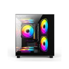 VỎ CASE CENTAUR HYPER GAMING - Đen | M-ATX, Chưa Kèm FAN