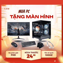 Mua PC Tặng Màn {Core I5 12400F| Ram 16G| 3060 12GB| NVME 256GB}