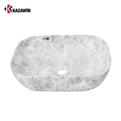 Chậu rửa lavabo dương bàn vân đá Kazawin KCD 5506