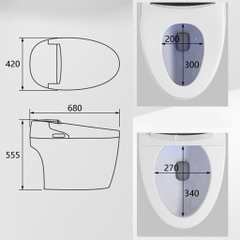 BỒN CẦU THÔNG MINH NV - 730E