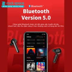Tai nghe bluetooth không dây true wireless Rockspace EB70 - Hàng chính hãng bảo hành 12 tháng 1 đổi 1