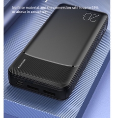 Pin sạc dự phòng rockspacde P200 20000mAh sạc cho mọi dòng điện thoại - Hàng chính hãng bảo hành 12 tháng