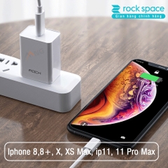 Bộ combo củ sạc nhanh chuẩn PD Rockspace T12 pro