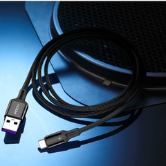 Dây Sạc Samsung Chính Hãng Rockspace R2 TypeC 2 mét dây dù màu đen sạc nhanh đầu kim loại BH 1 Năm