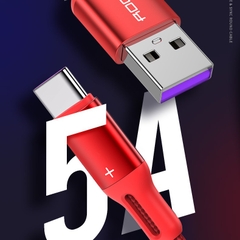 Dây Sạc Samsung Chính Hãng Rockspace R2 TypeC 2 mét dây dù màu đen sạc nhanh đầu kim loại BH 1 Năm