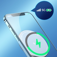 Đế sạc không dây Magsafe sạc nhanh 15w Rockspace W33 dùng cho iphone android hàng chính hãng có bảo hành