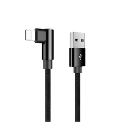 Dây sạc nhanh cho iphone hình chữ L dây dù Rockspace - Hàng chính hãng bảo hành 12 tháng 1 đổi 1