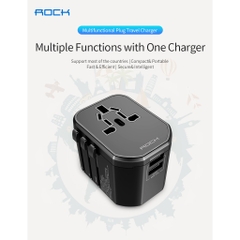 Củ sạc đa chức năng chính hãng Rockspace T20 Multifunctional Plug Travel Charger