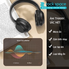 Combo 2 Tai nghe bluetooth chụp tai Rockspace O2 có micro nghe nhạc liên tục 15h Bảo hành chính hãng