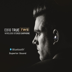 Tai nghe không dây Rockspace stereo EB10 TWS true wire lessearphone tích hợp hộp sạc pin tự động