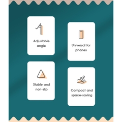 Giá đỡ điện thoại, máy tính bảng, ipad Rockspace phù hợp iphone, ipad, máy tính bảng,học online,xem phim, chơi game