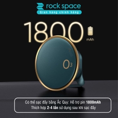 Máy tạo Ozone diệt khuẩn, khử mùi Rockspace O3 dùng trên xe hơi, phòng tắm, tủ quần áo, 2 màu xanh, bạc Hàng chính hãng