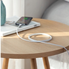 Bộ sạc nhanh Micro Rockspace T39 2 cổng 2,4A  Cáp sạc micro màu trắng hàng chính hãng BH12 tháng