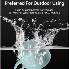 Loa mini không dây bluetooth DEVIA BT2602 Kintone Series chống nước có micro nghe nhạc tối đa 8h