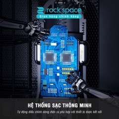 Tẩu sạc nhanh cho ô tô 2 cổng USB Rockspace H8 - Hàng chính hãng bảo hành 12 tháng lỗi  đổi 1