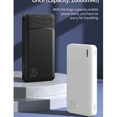 Pin sạc dự phòng rockspacde P200 20000mAh sạc cho mọi dòng điện thoại - Hàng chính hãng bảo hành 12 tháng