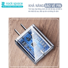 Bộ combo củ sạc nhanh chuẩn PD Rockspace T12 pro