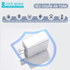 Bộ combo củ sạc nhanh chuẩn PD Rockspace T12 pro