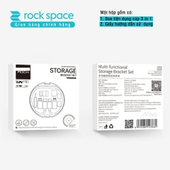 Combo tiện ích đa chức năng Rockspace sạc cho mọi dòng điện thoại laptop sạc nhanh nhỏ gọn -Hàng chính hãng