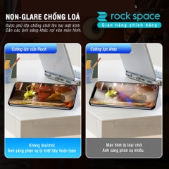 Kính Cường Lực PPF dẻo Rockspace nhám chống vân tay cho iphone và mọi dòng điện thoại