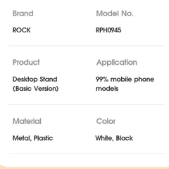 Giá đỡ điện thoại, máy tính bảng, ipad Rockspace phù hợp iphone, ipad, máy tính bảng,học online,xem phim, chơi game