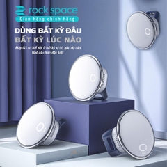 Máy tạo Ozone diệt khuẩn, khử mùi Rockspace O3 dùng trên xe hơi, phòng tắm, tủ quần áo, 2 màu xanh, bạc Hàng chính hãng