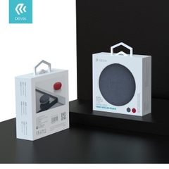 Loa Bluetooth Mini Không Dây DEVIA Kinton fabric có micro nghe nhạc gọi điện 120 phút BH 1 năm