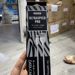 Cáp sạc chân lightning WK-WDC041 cho iphone,  dây tròn fast speed cable màu trắng - Hàng chính hãng có bảo hành